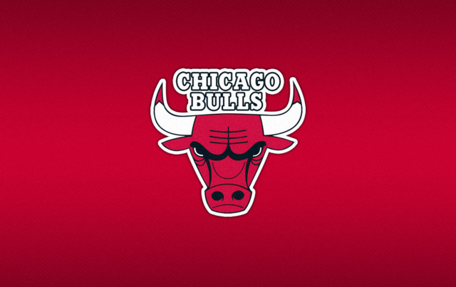 Chicago bulls logo red background #3 free wallpaper for desktop - medium preview image