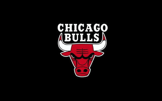 Chicago bulls logo black background #3 free wallpaper for desktop - medium preview image
