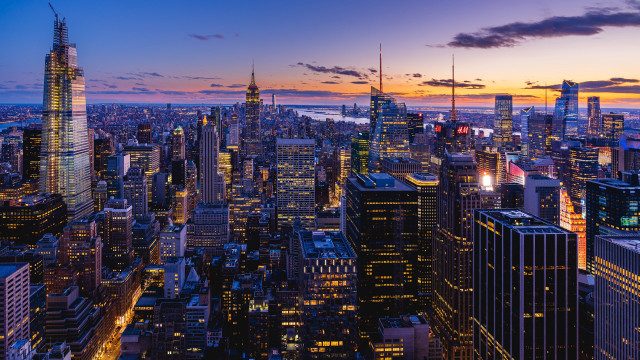 Cityscape sunset night river tokyo free wallpaper for desktop - medium preview image