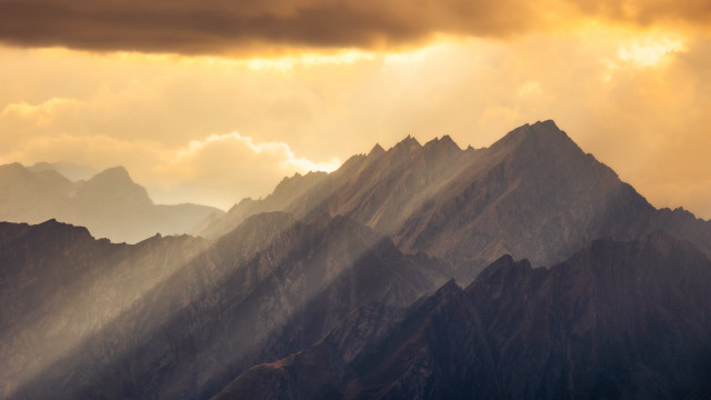 Mountain range clouds plane bernd free wallpaper for desktop - medium preview image