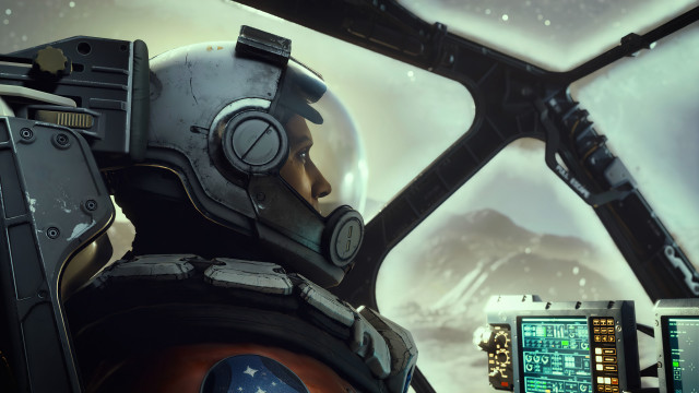 Space suit man monitor science free wallpaper for desktop - medium preview image