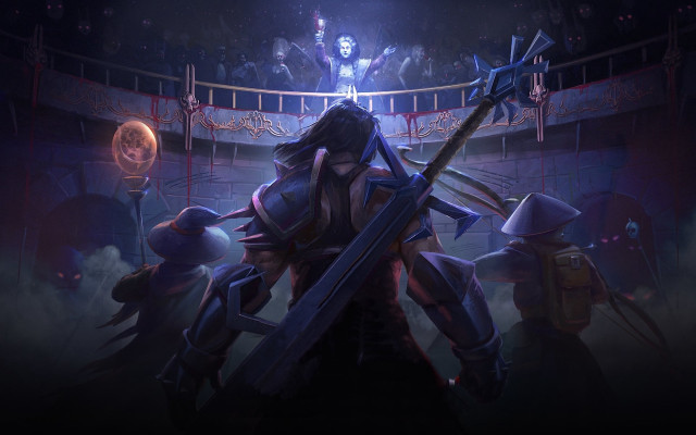 Arena people sword suit armor free wallpaper for desktop - medium preview image