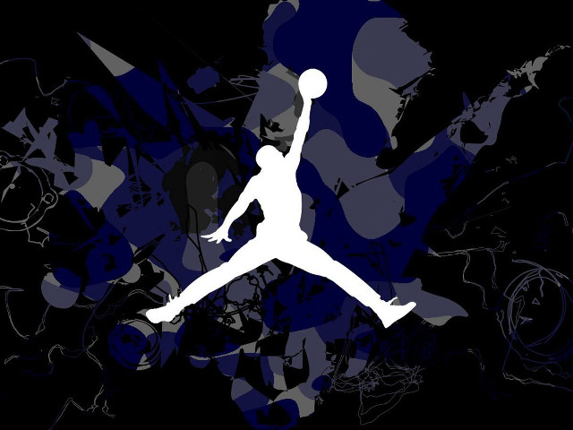 Basketball player jumping air camouflage free wallpaper for desktop - medium preview image