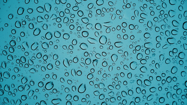 Blue waterdrops sky clouds rain free wallpaper for desktop - medium preview image
