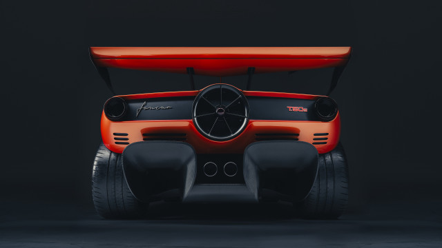Red black car surfboard concept free wallpaper for desktop - medium preview image