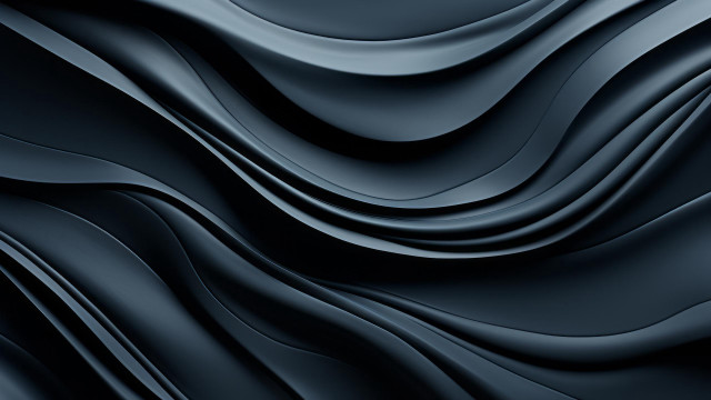 Dark background wavy lines generative free wallpaper for desktop - medium preview image