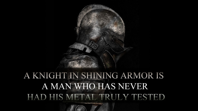 Knight in shining armor untested free wallpaper for desktop - medium preview image