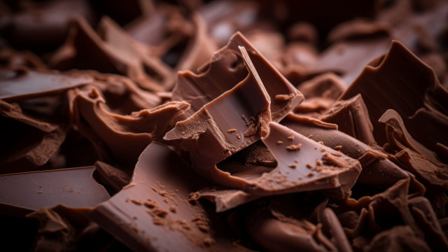 Chocolate bite pile food photography free wallpaper for desktop - medium preview image