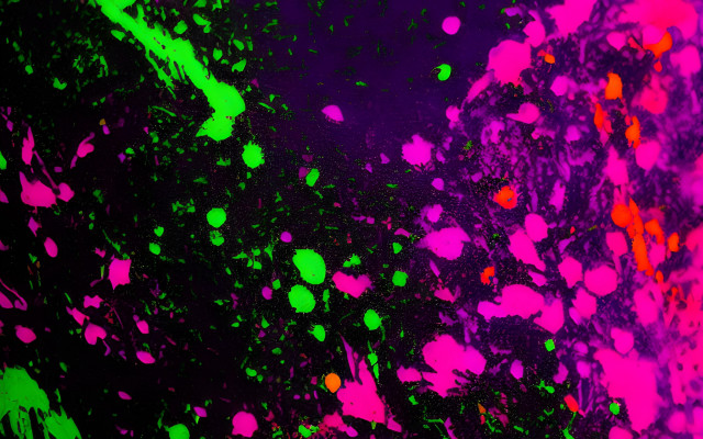 Colorful fluorescent neoplasticism glowing microscopic free wallpaper for desktop - medium preview image