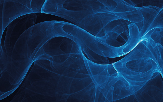Blue abstract wavy black white free wallpaper for desktop - medium preview image