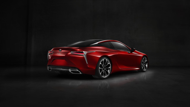 Red car dark room black free wallpaper for desktop - medium preview image