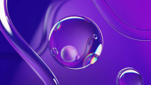 Purple bubbles blue circle synchromism free wallpaper for desktop - medium preview image