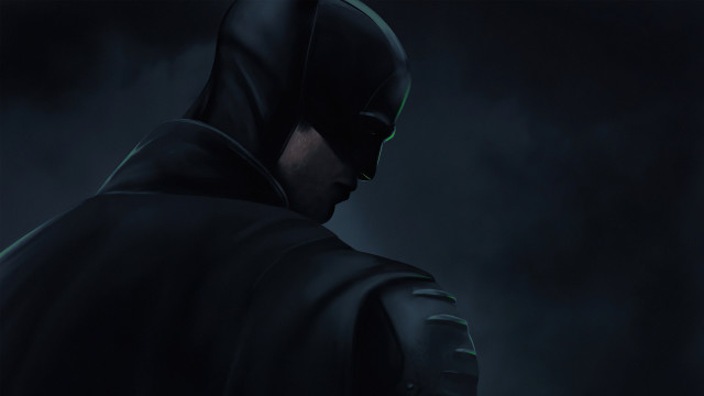 Batman black man hooded dark free wallpaper for desktop - medium preview image