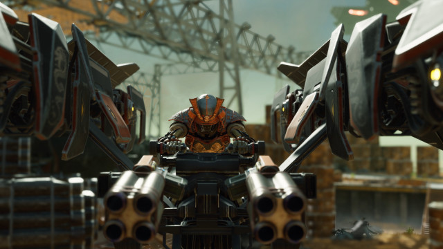 Robot cobra mecha vehicle city free wallpaper for desktop - medium preview image