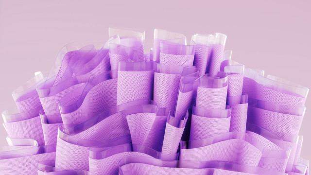 Purple cups table ambient occlusion free wallpaper for desktop - medium preview image