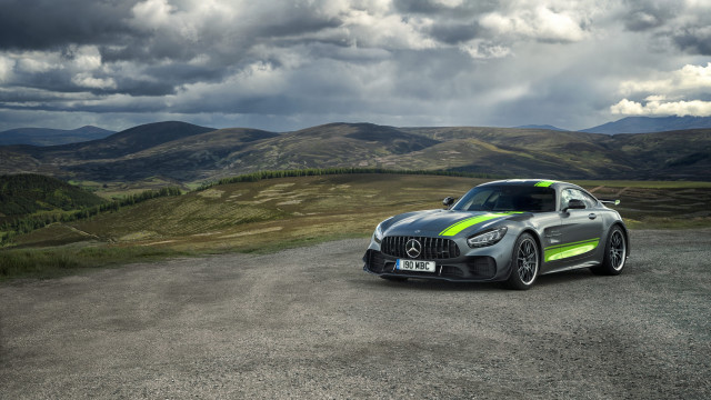 Mountain road car cloudy sky #2 free wallpaper for desktop - medium preview image
