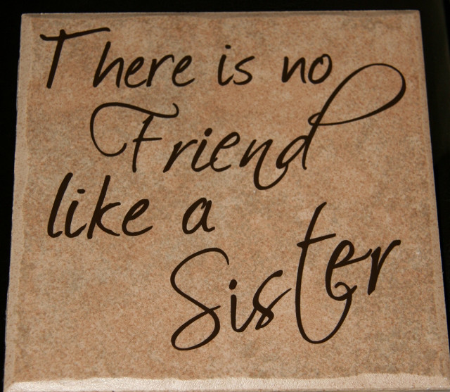 No friend like sister sign free wallpaper for tablet - medium preview image