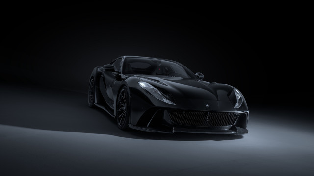 Black sports car hood up #15 free wallpaper for desktop - medium preview image