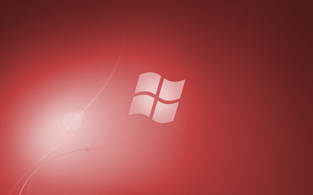 Red background windows logo red free wallpaper for desktop - medium preview image