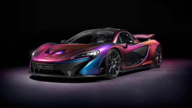 Colorful car dark room pearlescent free wallpaper for desktop - medium preview image