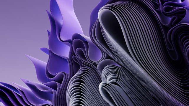 Purple flower gradient ambient occlusion free wallpaper for desktop - medium preview image