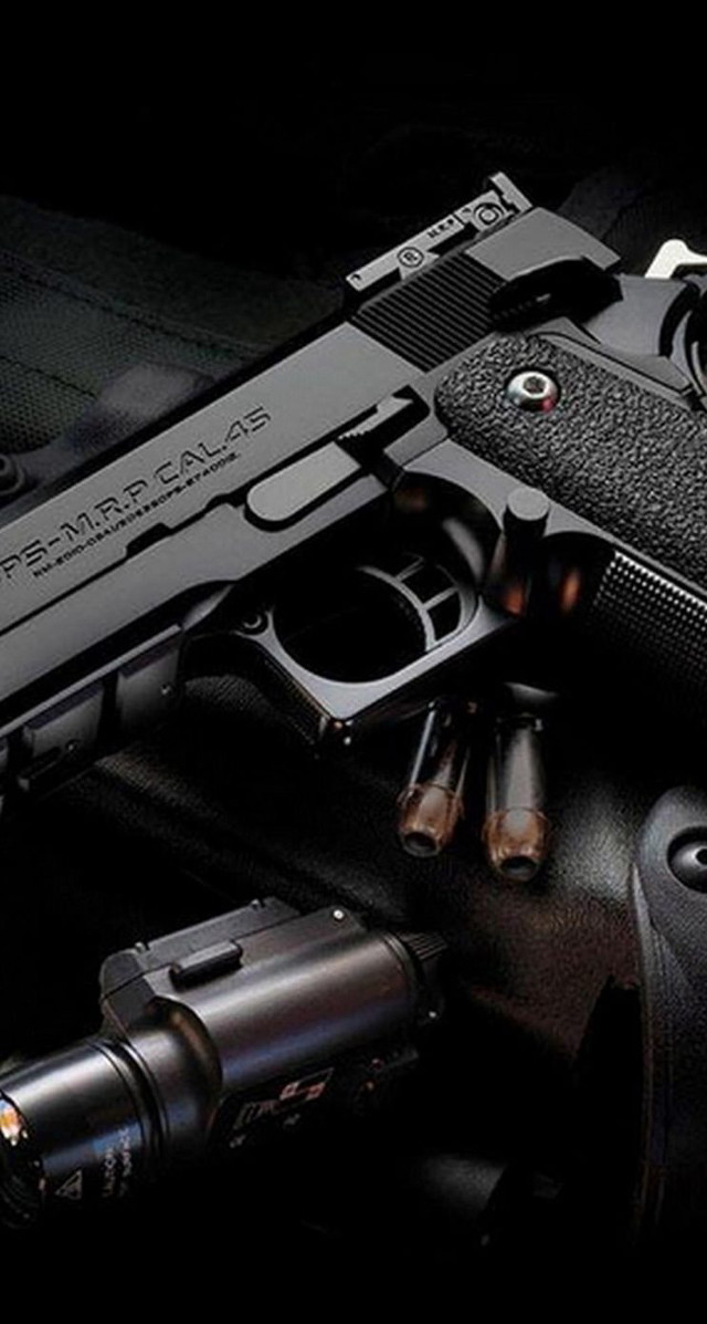 Cobra gun flashlight photorealistic detailed free wallpaper for mobile - medium preview image