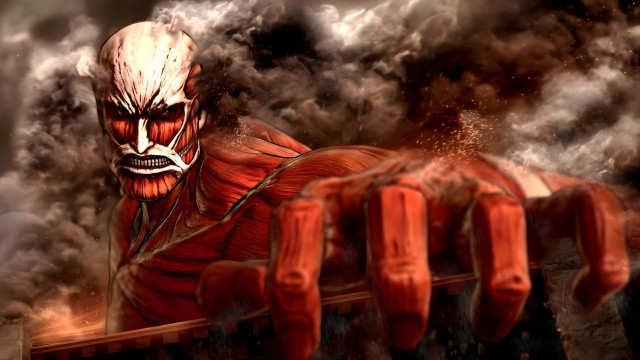 Demonic man knife smoke blurry free wallpaper for desktop - medium preview image