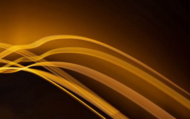Yellow abstract dark lines curves free wallpaper for desktop - medium preview image