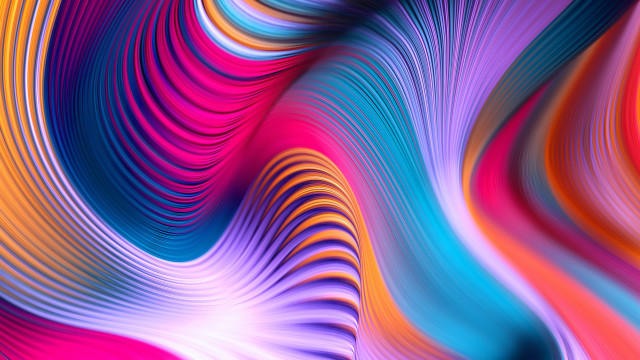 Colorful wavy background swirl 3d free wallpaper for desktop - medium preview image