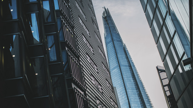 London tall buildings tiltshift architecture free wallpaper for desktop - medium preview image