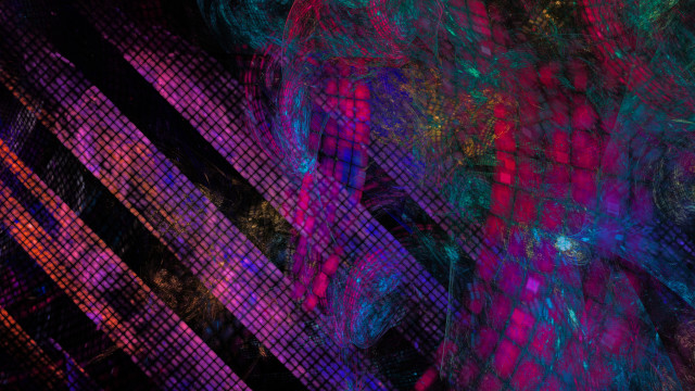 Colorful abstract lines squares grid free wallpaper for desktop - medium preview image