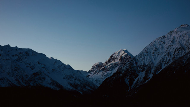 Mountain range blue sky clouds #9 free wallpaper for desktop - medium preview image