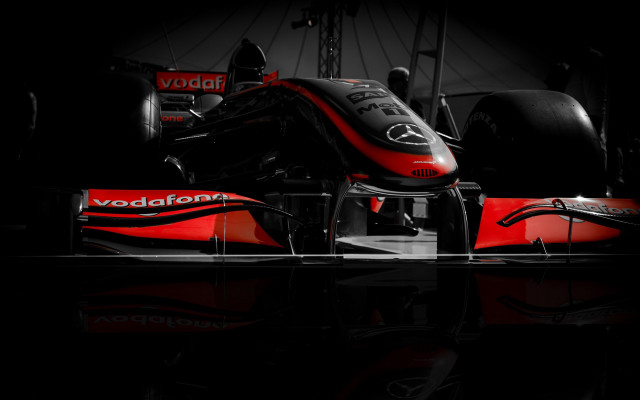 Red race car reflection photorealism free wallpaper for desktop - medium preview image