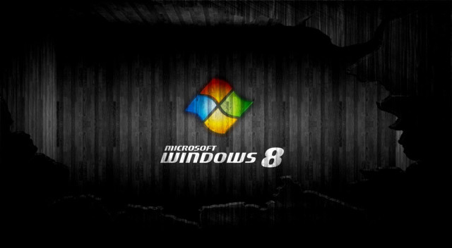 Black background colorful logo white free wallpaper for desktop - medium preview image