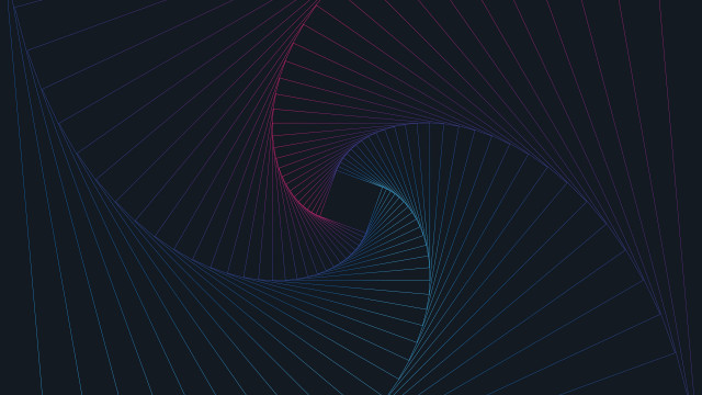 Colorful abstract night vector curves free wallpaper for desktop - medium preview image