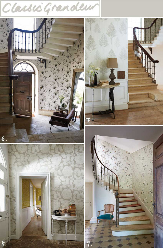 Staircase foyer table chairs mirror free wallpaper for mobile - medium preview image