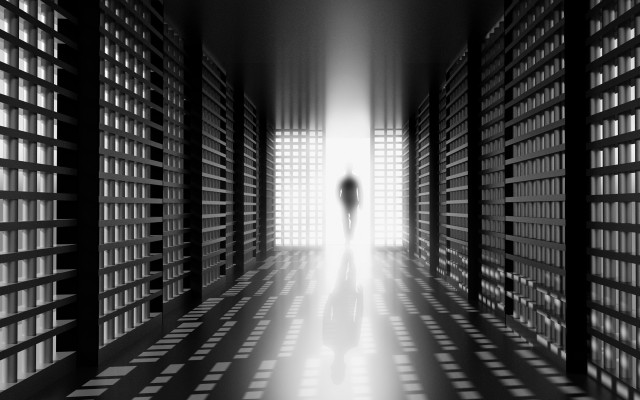 Dark hallway clarice beckett liminal free wallpaper for desktop - medium preview image