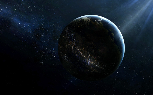 Space planet star light matte #3 free wallpaper for desktop - medium preview image