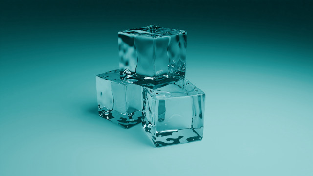 Ice cubes table blue background #3 free wallpaper for desktop - medium preview image