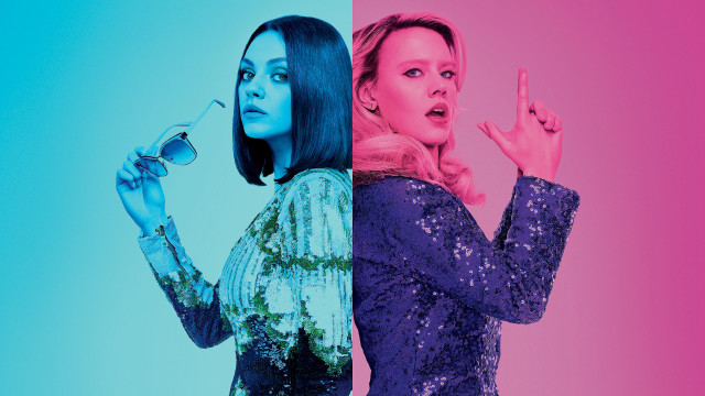 Sequins two women pink blue free wallpaper for desktop - medium preview image