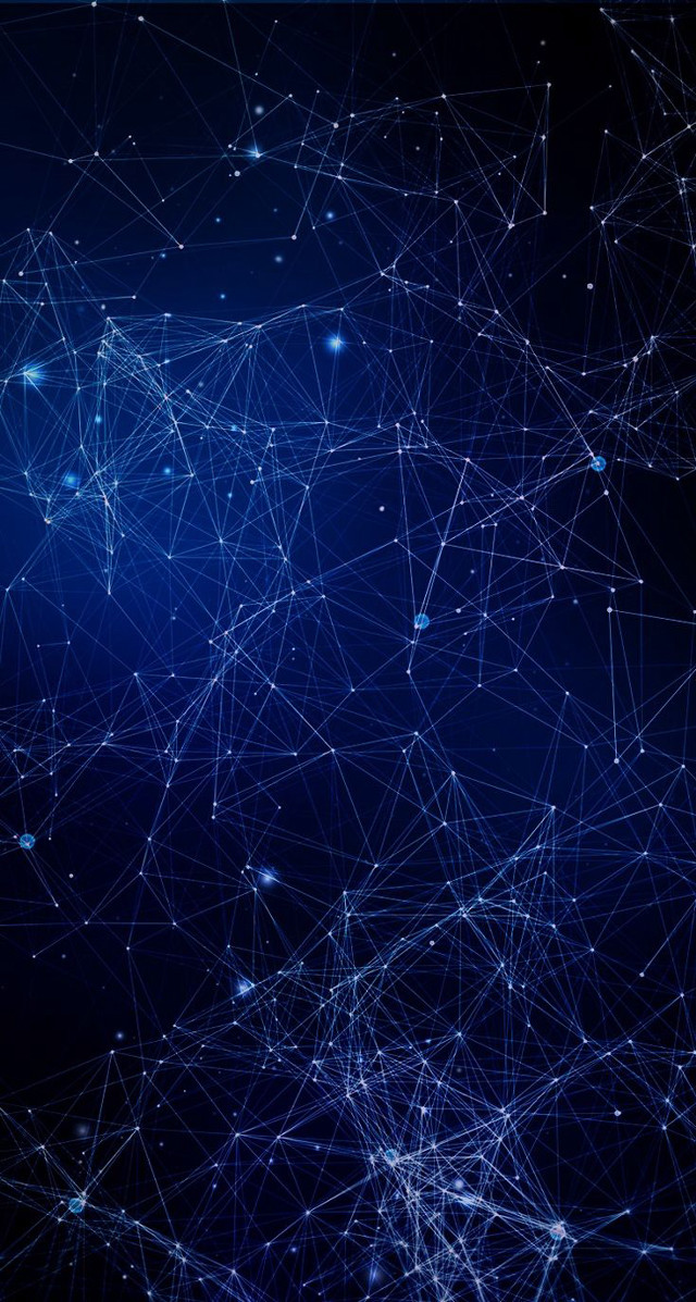 Blue background lines dots pattern #3 free wallpaper for mobile - medium preview image