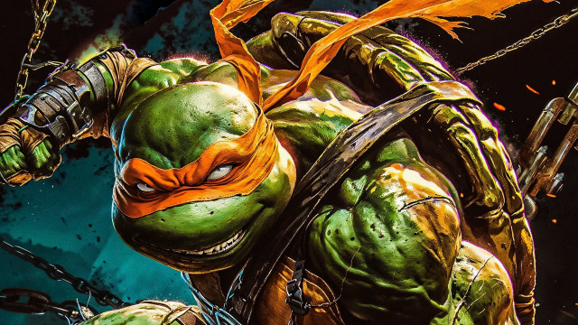 Teenage mutant sword mask chain free wallpaper for desktop - medium preview image