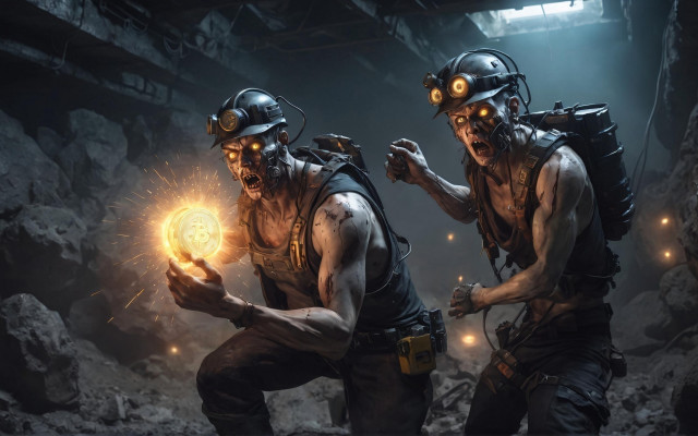 Cave heroes glowing orb helmets free wallpaper for desktop - medium preview image