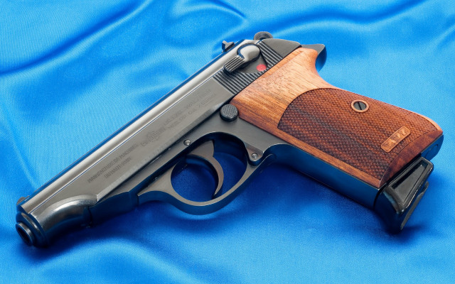 Gun wooden barrel blue cloth free wallpaper for desktop - medium preview image