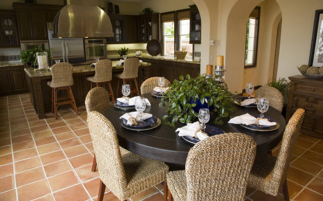 Dining table kitchen arts crafts free wallpaper for desktop - medium preview image