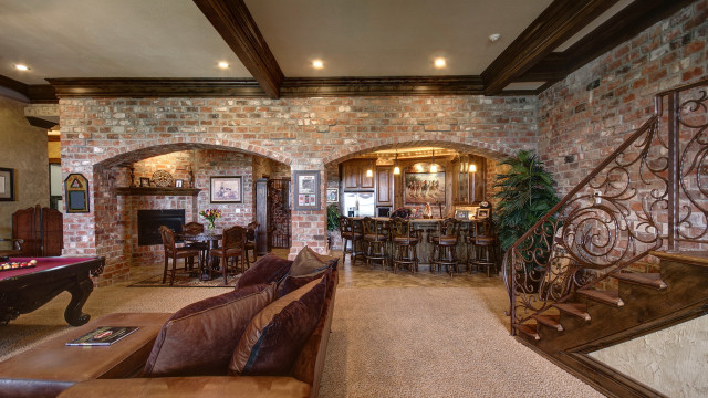 Living room pool table open free wallpaper for desktop - medium preview image