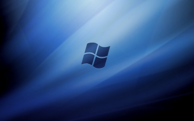Blue windows logo white stripe free wallpaper for desktop - medium preview image