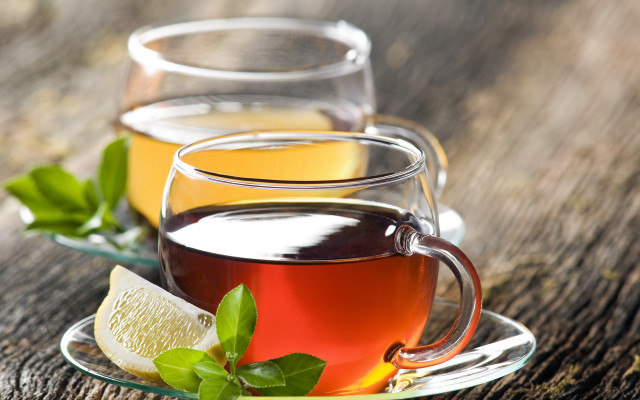 Three glasses tea lemon plate #2 free wallpaper for desktop - medium preview image