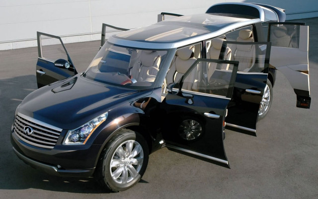 Black car door open futurism free wallpaper for desktop - medium preview image