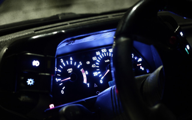 Car dashboard dashlight steeringwheel ambient free wallpaper for desktop - medium preview image